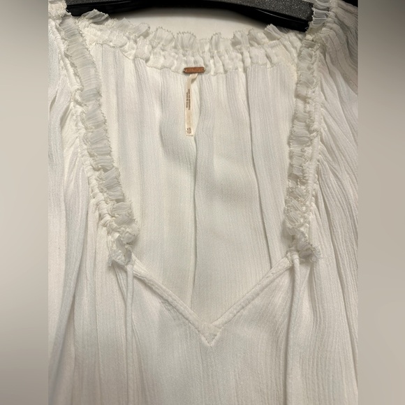 Free people White Banda Women's Top size XS - Picture 5 of 6